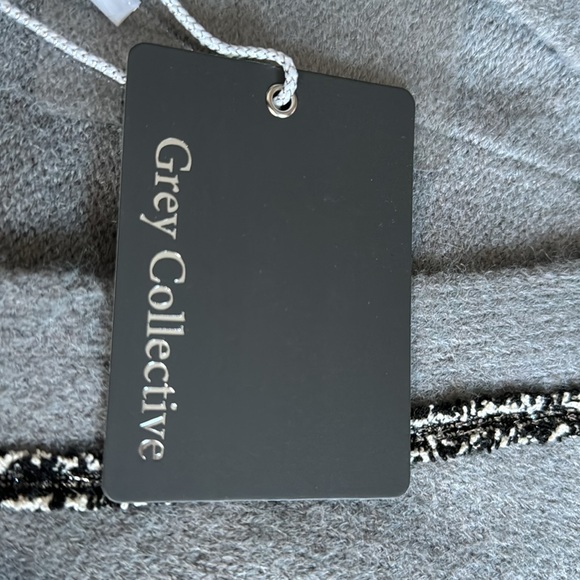 Grey Collective Metallic Trim Botton Front Cardigan - Picture 5 of 5